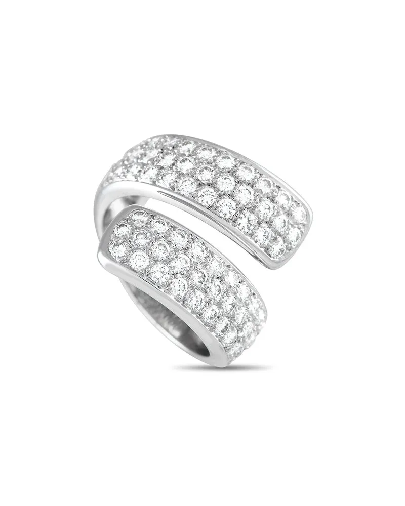 Van Cleef & Arpels 18K 1.35 ct. tw. Diamond Bypass Ring (Authentic Pre-Loved Nocolor