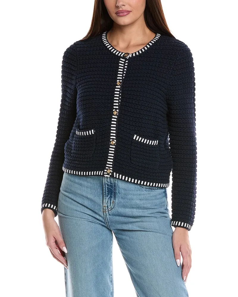 ba&sh Geffrey Cardigan Blue