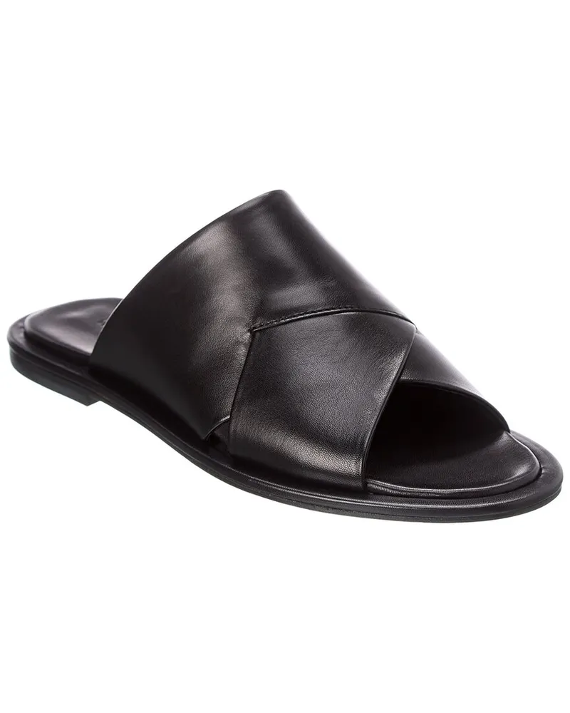 WANDLER Kate Leather Slipper Black