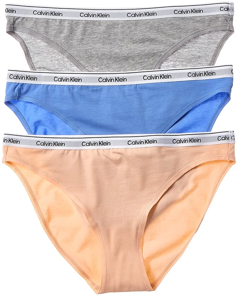 Calvin Klein 3pk Modern Logo Bikini Nocolor