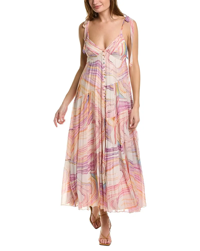 ROCOCO SAND Trapeze Maxi Dress Purple