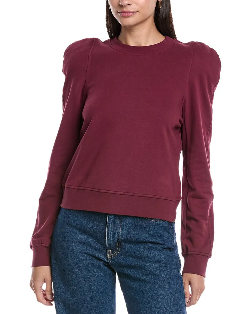 Rebecca Minkoff Jade Sculpted Sweatshirt Red