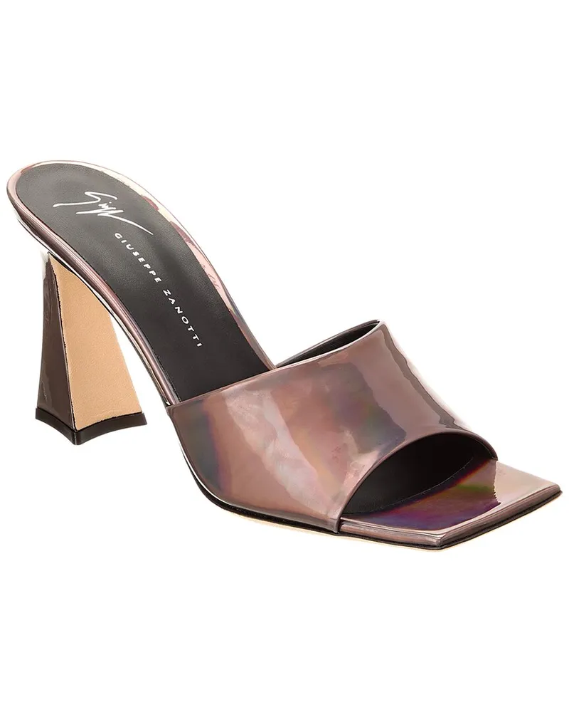 Giuseppe Zanotti Solhene 85 Leather Sandal Purple