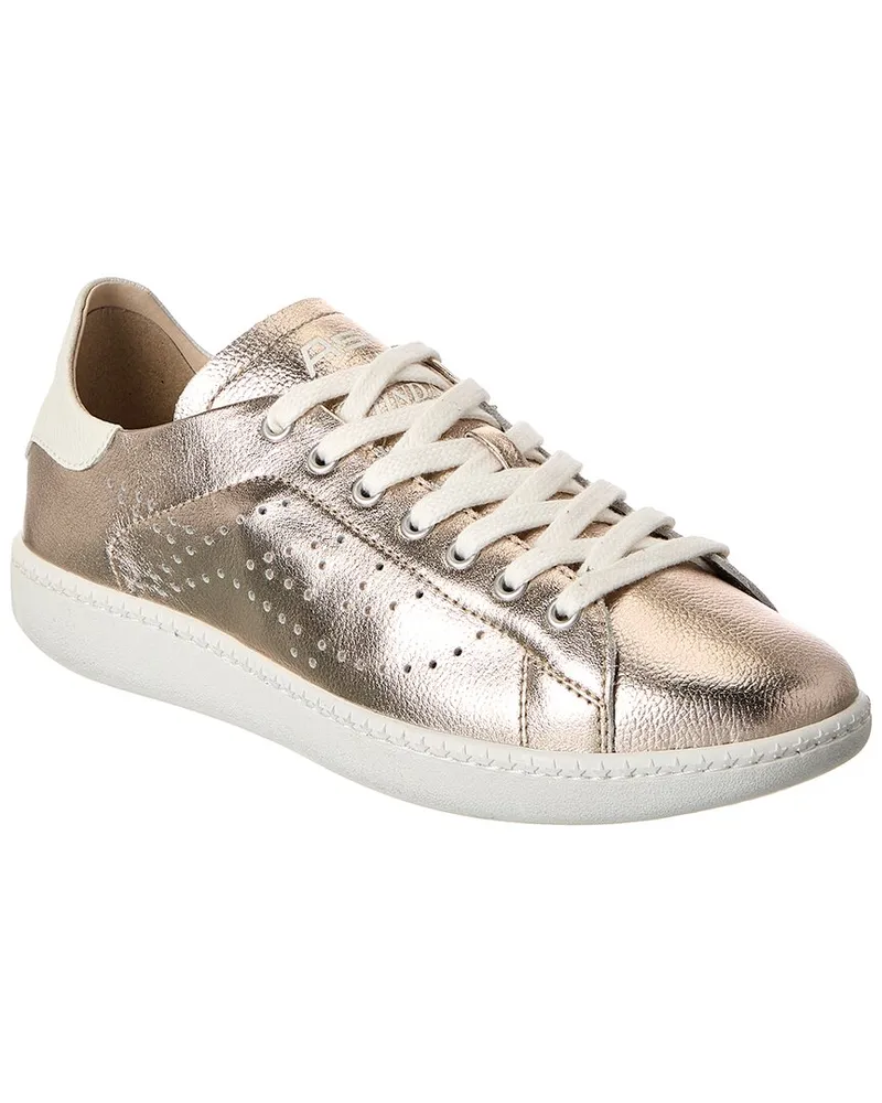 ash Sunday Leather Sneaker Gold