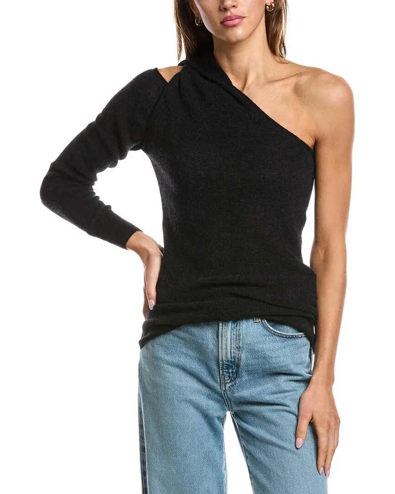 IRO Baurel Alpaca & Wool-Blend Sweater Black