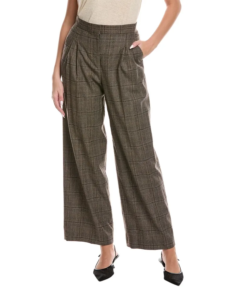 ba&sh Cadwin Wool-Blend Pant Brown