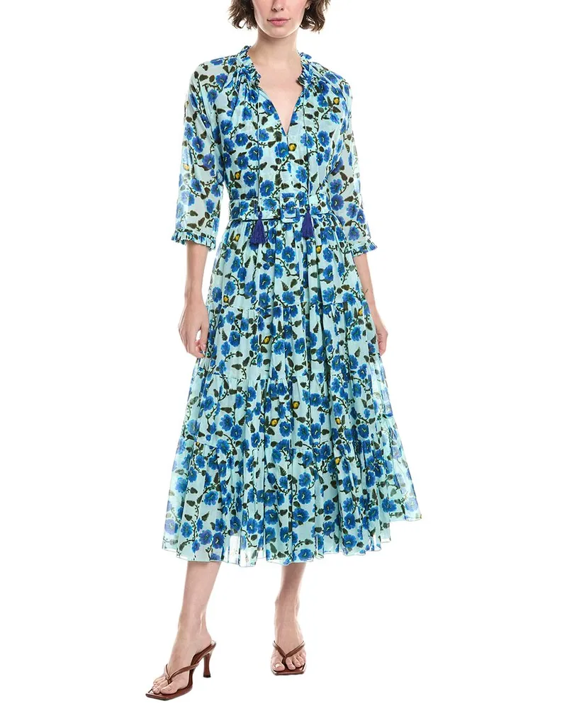 Samantha Sung Eva Maxi Dress Blue