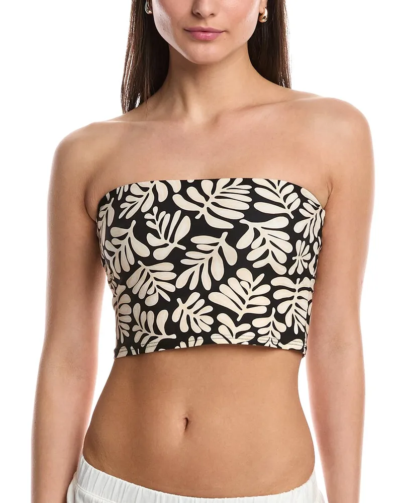 WeWoreWhat Bikini Tube Top Black