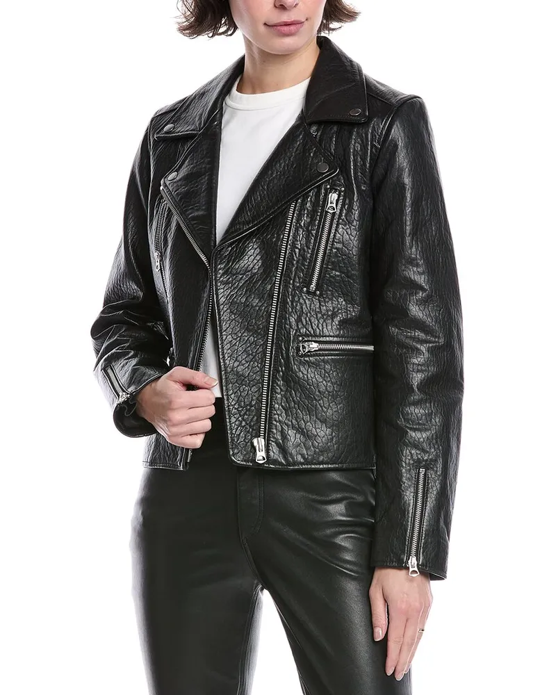 Rag & Bone Arrow Leather Jacket Black