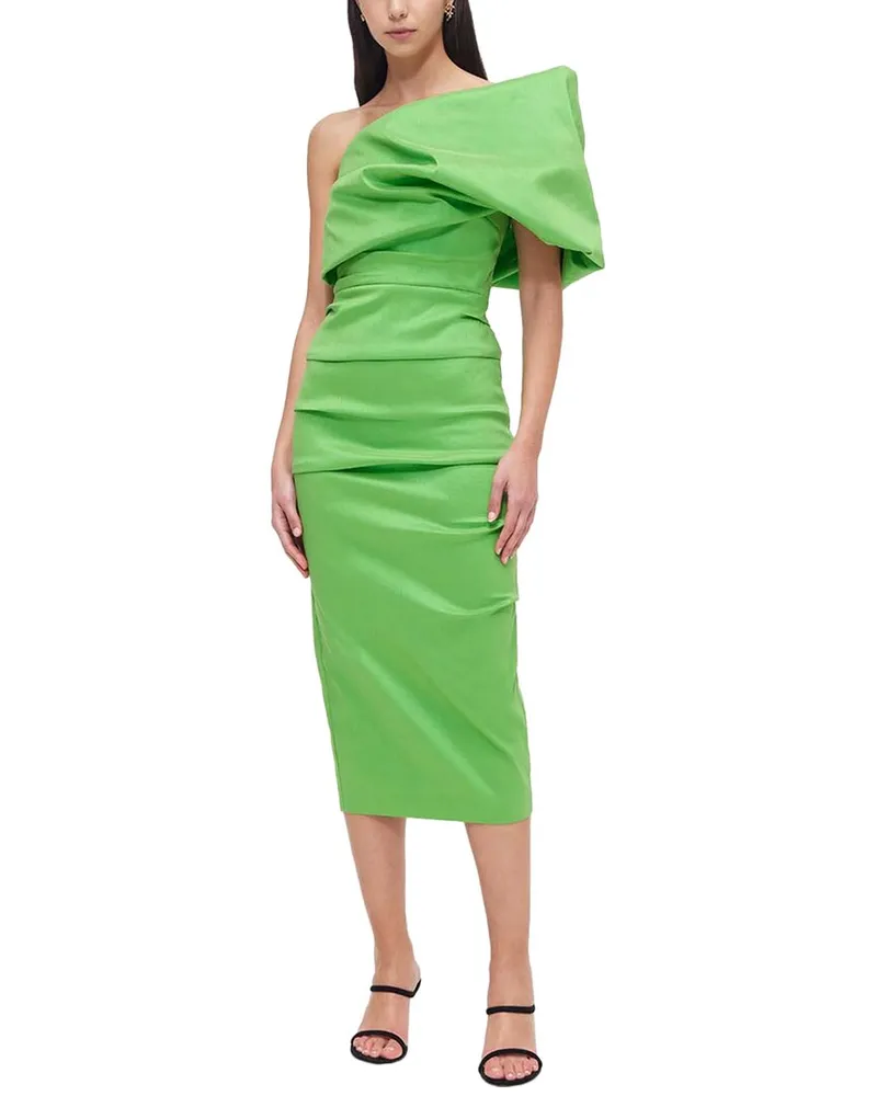 Rachel Gilbert Kat Midi Dress Green