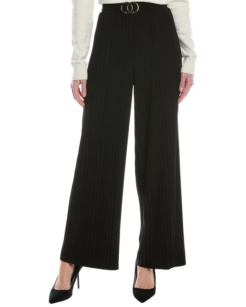 Joseph Ribkoff Pleated Pull-On Pant Black