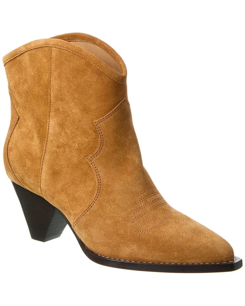 Isabel Marant Darizo Suede Bootie Brown