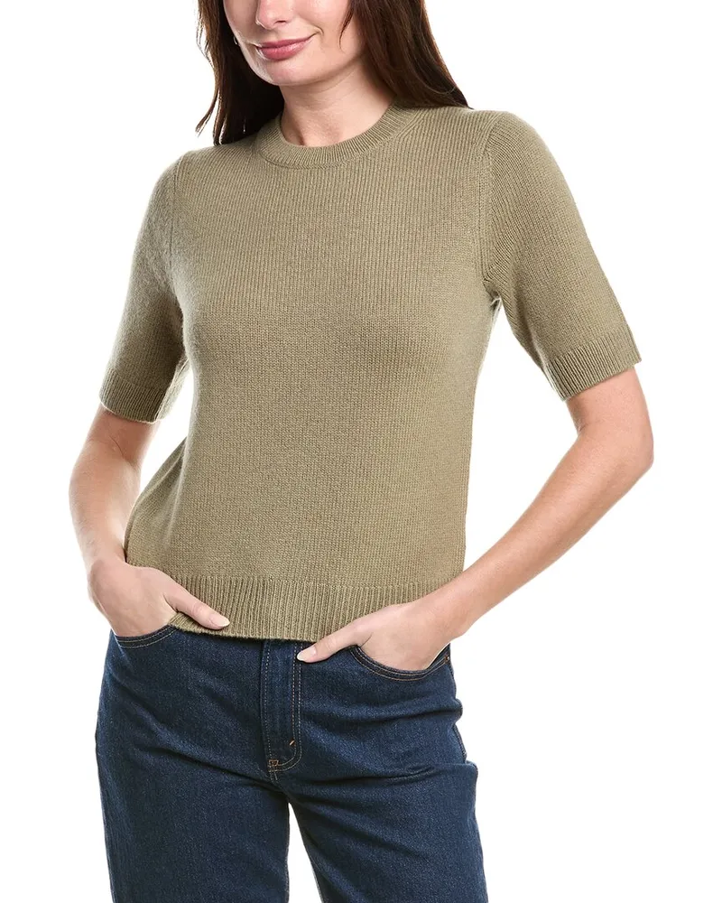 Vince Wool & Cashmere-Blend Sweater Green