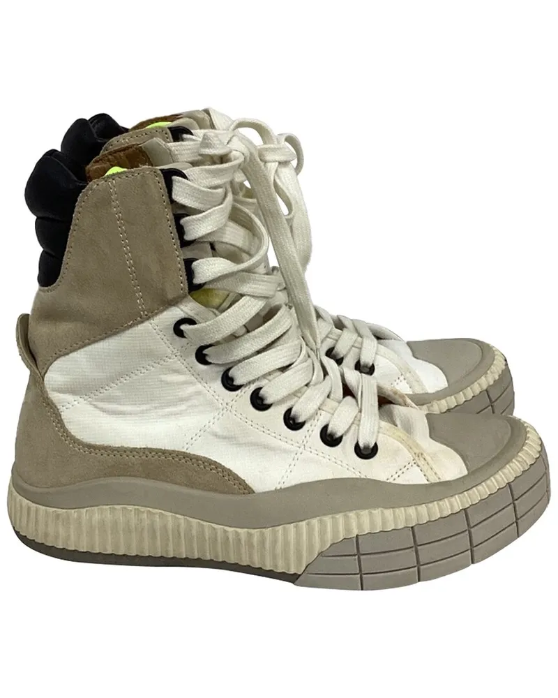 Chloé Women's Polyester Clint High-Top Sneaker, Size IT Authentic Pre-  Loved Nocolor