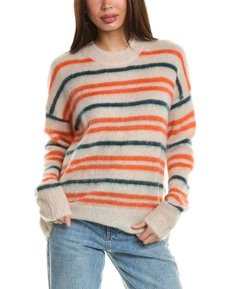 Isabel Marant Isabel Marant Etoile Drussell Mohair & Wool-Blend Sweater Orange