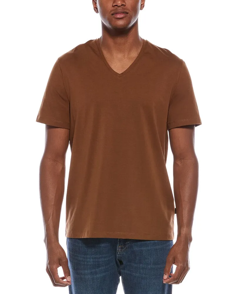 7 for all mankind Lux Performance T-Shirt Brown