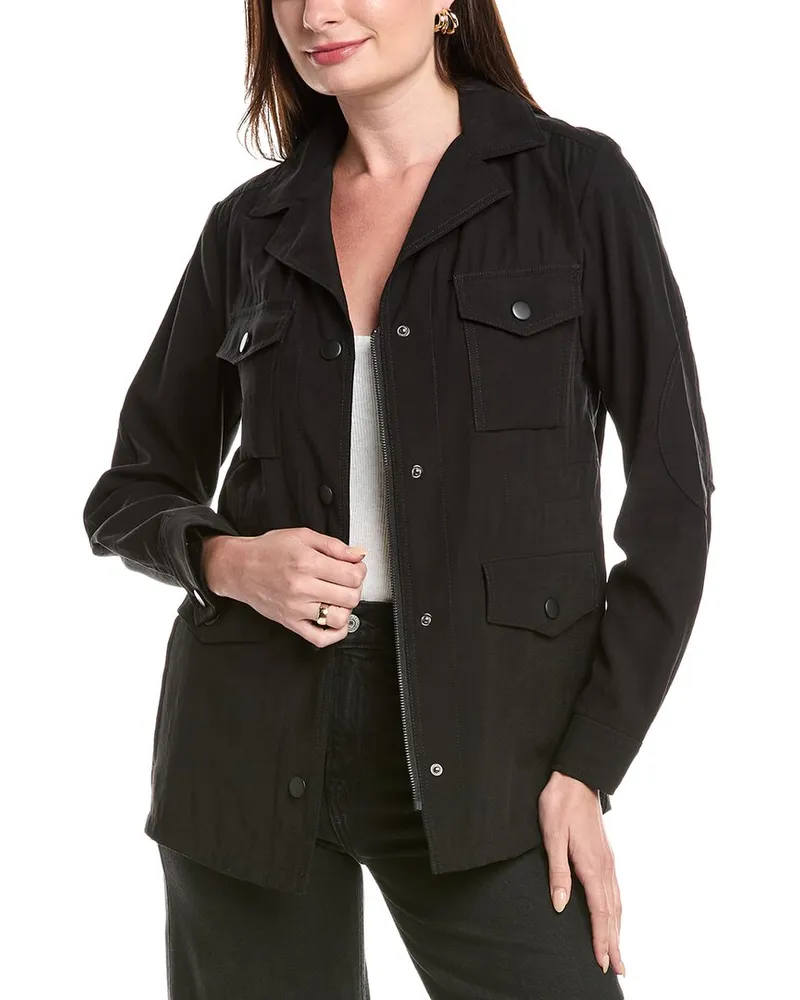 Bella Dahl Long Sleeve Shirred Raglan Shirt Nocolor