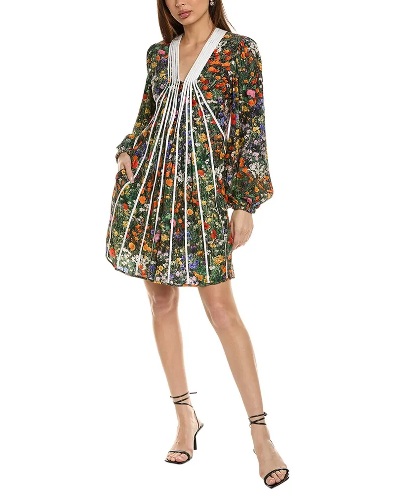 Stella McCartney Rylie Silk Mini Dress Black