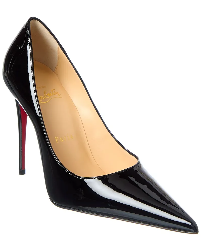 Christian Louboutin Kate Max 100 Patent Pump Black