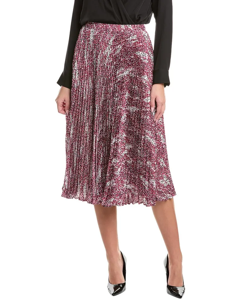 HUGO BOSS Vyysola Pleated Skirt Pink