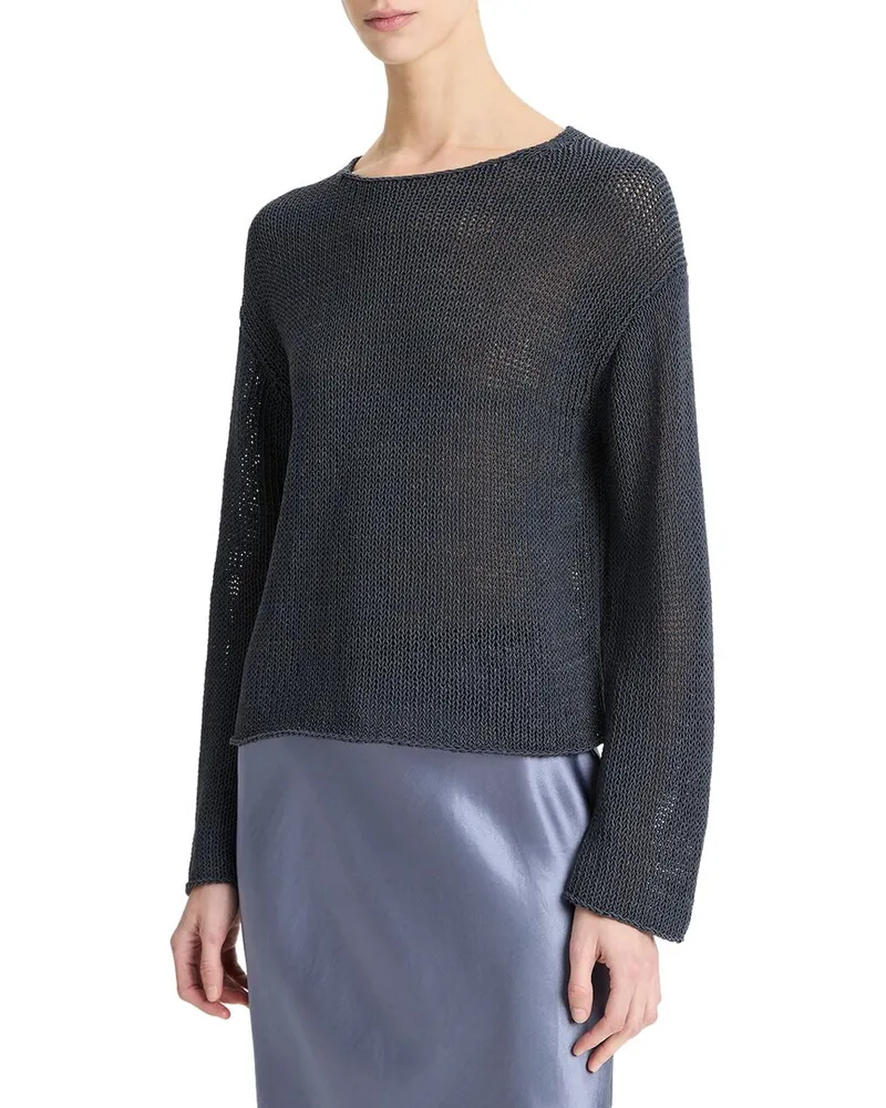 Vince Coated Pullover Blue