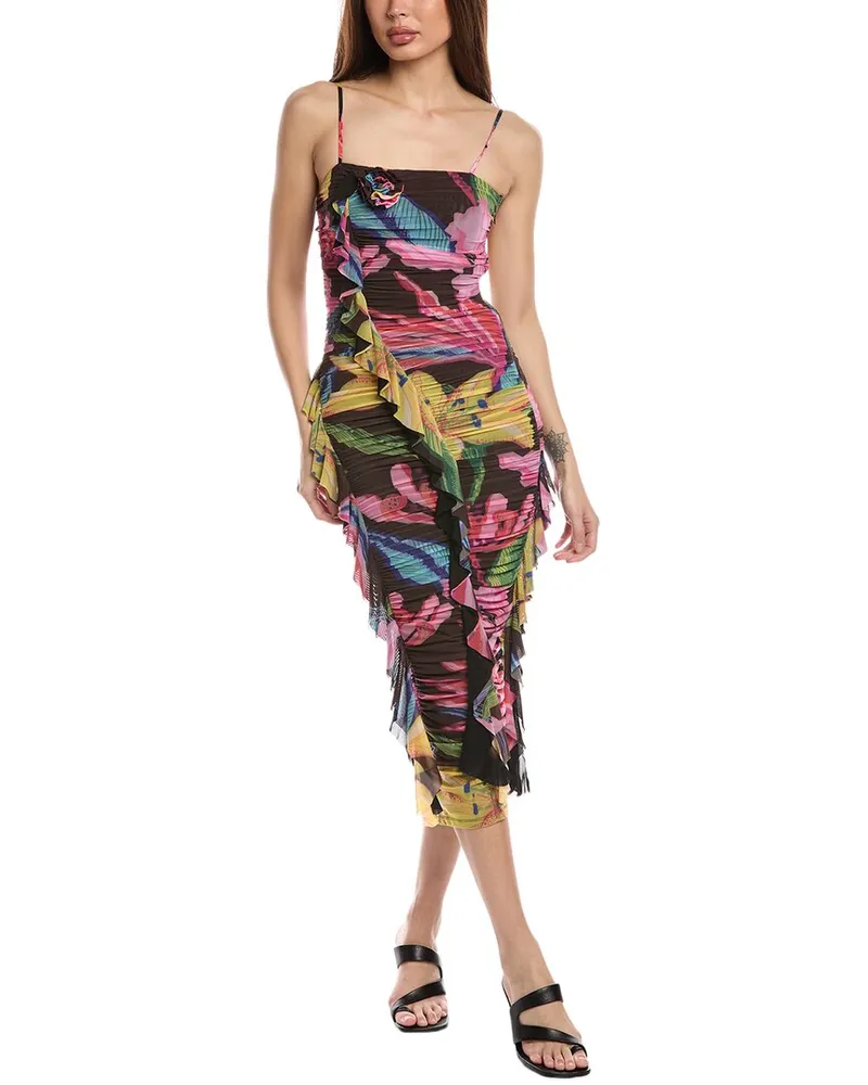 ROCOCO SAND Midi Dress Black
