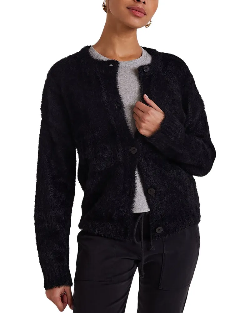 Bella Dahl Crew Neck Cardigan Nocolor