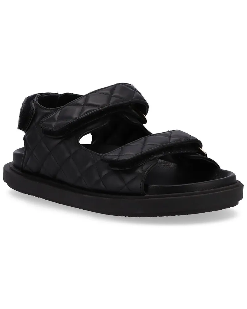 Alohas Hook-Loop Leather Sandal Nocolor