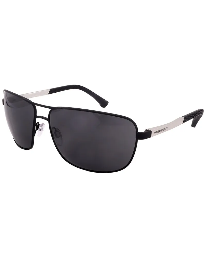 Giorgio Armani Men's EA2033 64mm Sunglasses Black