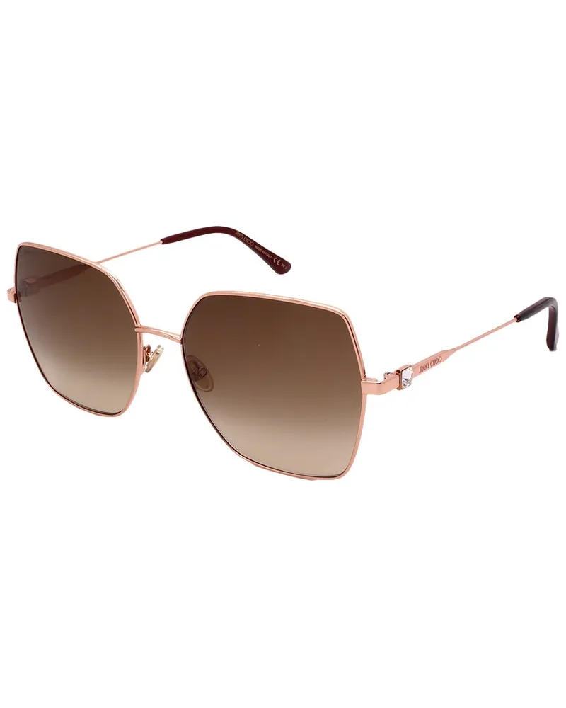 Jimmy Choo Women's Reyes/S 59mm Sunglasses Gold