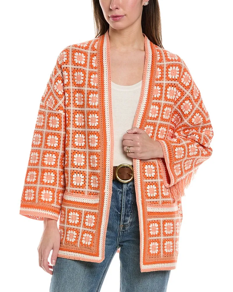 Maje Cardigan Orange