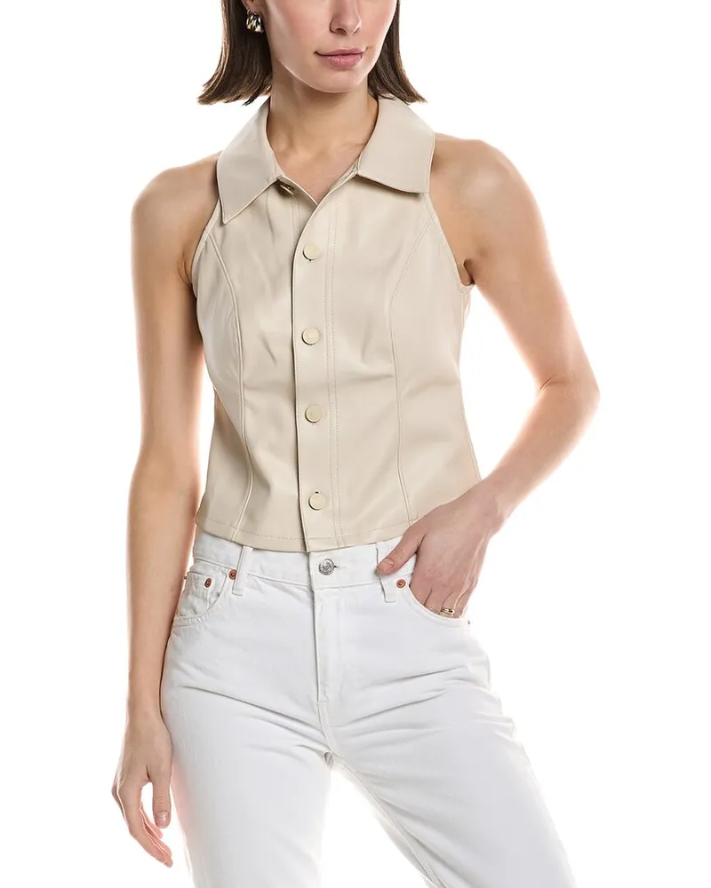 HUDSON Jeans Halter Vest White