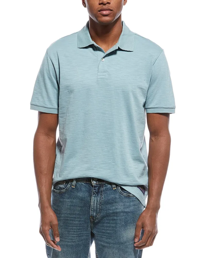 Scotch&Soda Slub Polo Shirt Blue