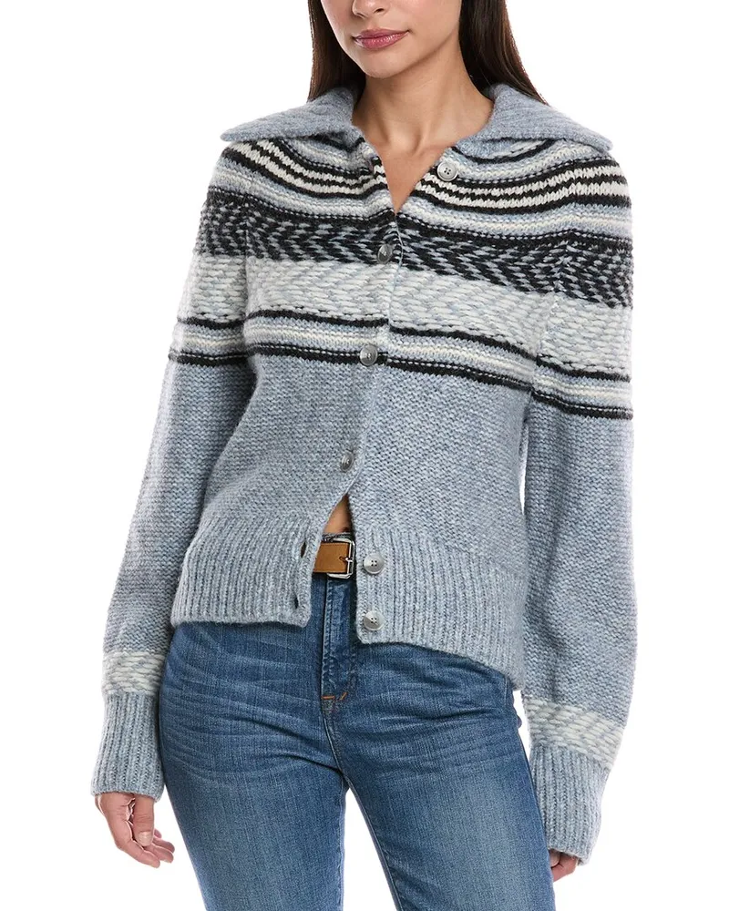 Faherty Native Knitter Eyedazzler Alpaca & Wool-Blend Sweater Nocolor