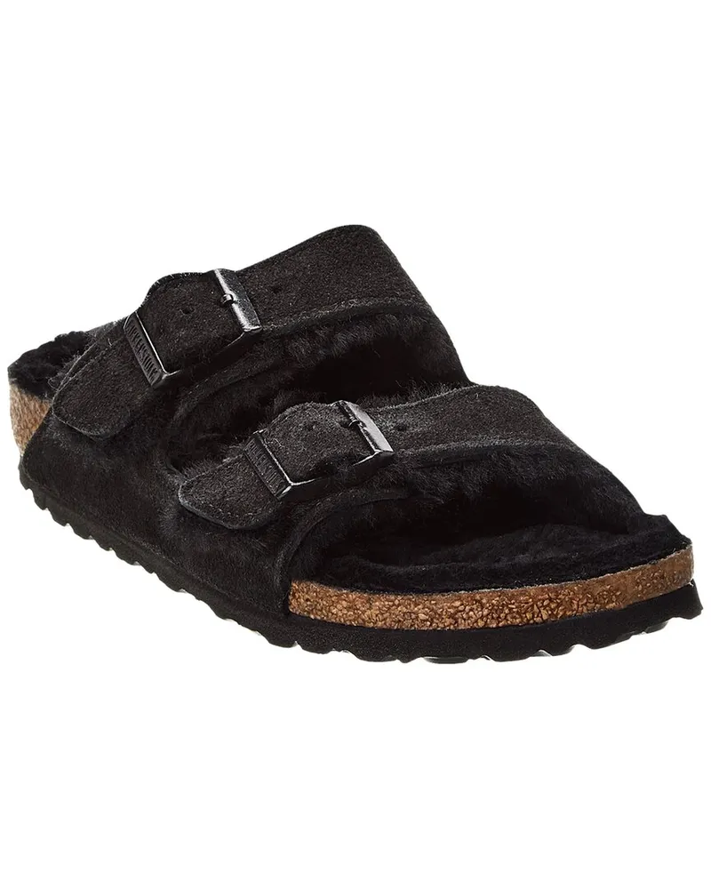Birkenstock Women's Arizona Shearling Narrow Sandal Nocolor