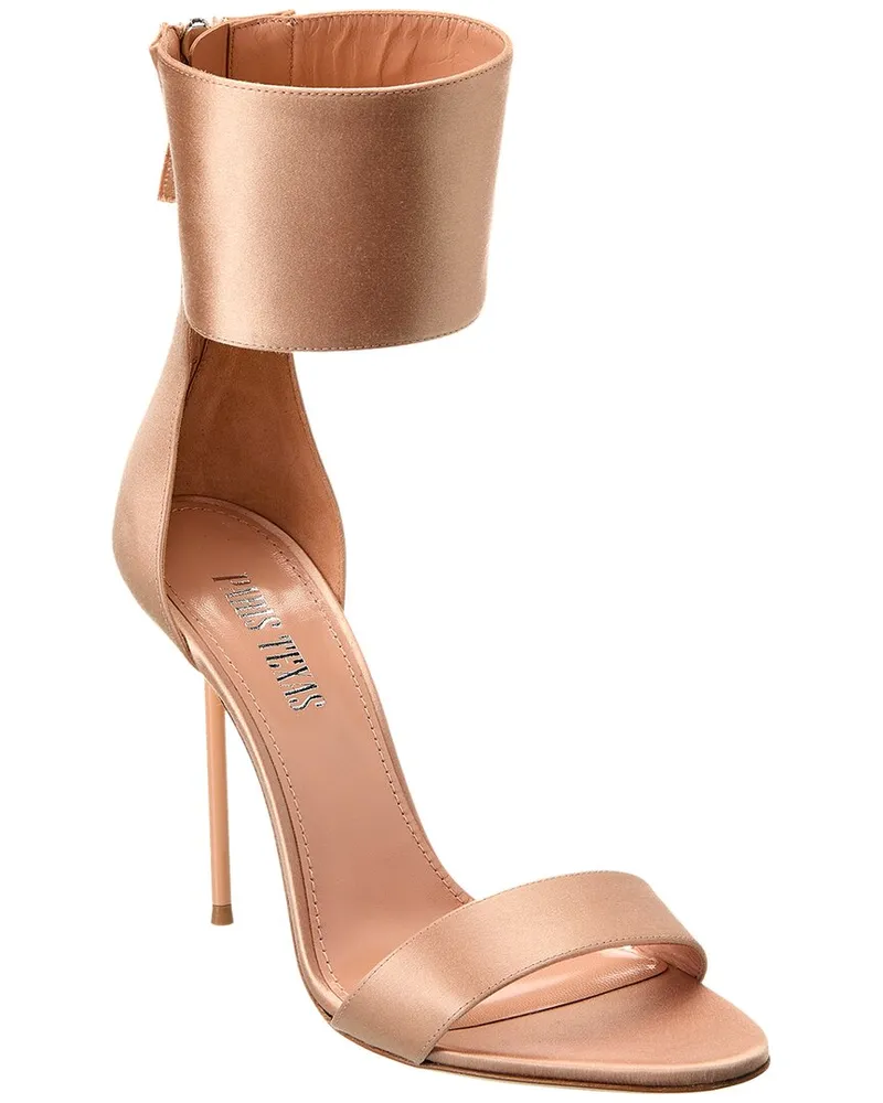 Paris Texas Vanessa Satin Sandal Pink