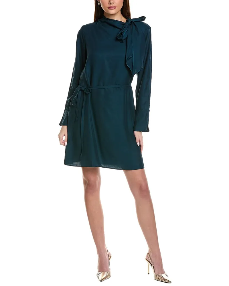 Reiss Avery Belted Flippy Dress Nocolor