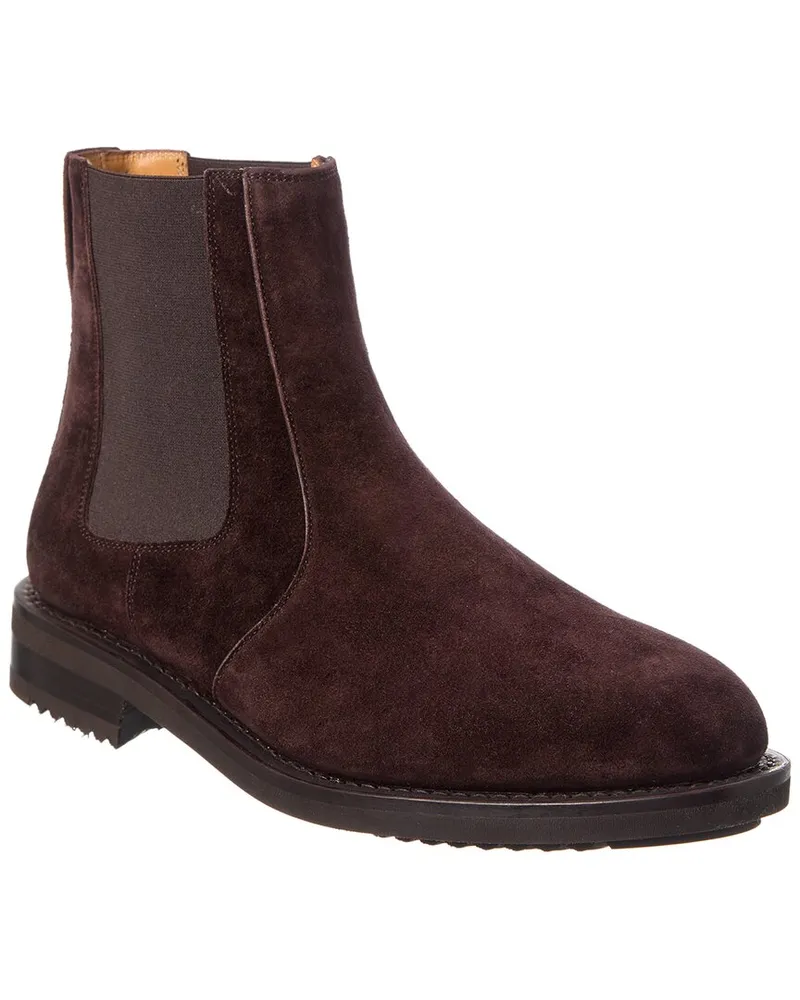 Ferragamo Nono Suede Bootie Nocolor