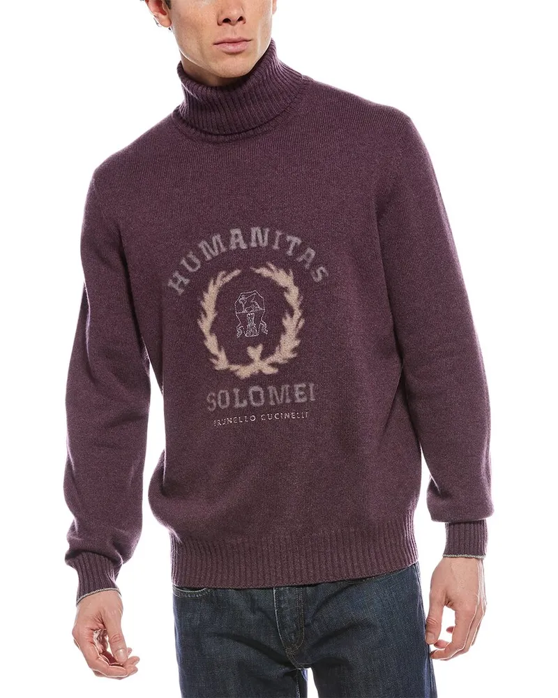 Brunello Cucinelli Cashmere Turtleneck Sweater Nocolor