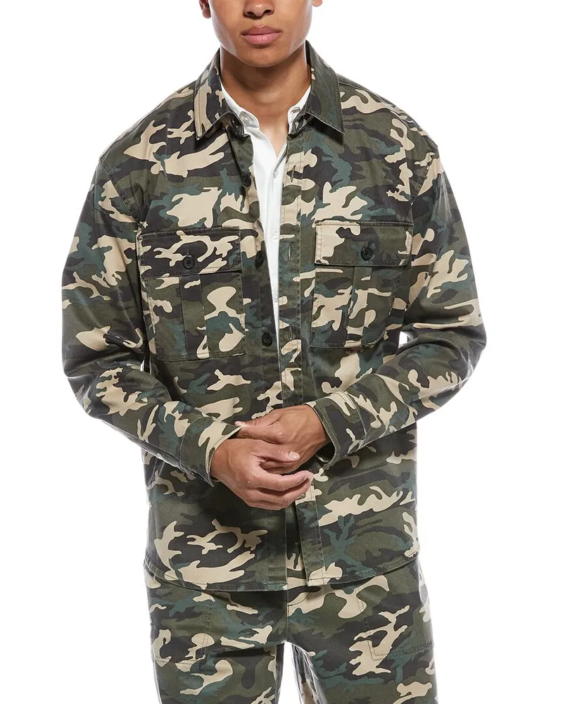 ATM Twill Cargo Shirt Green