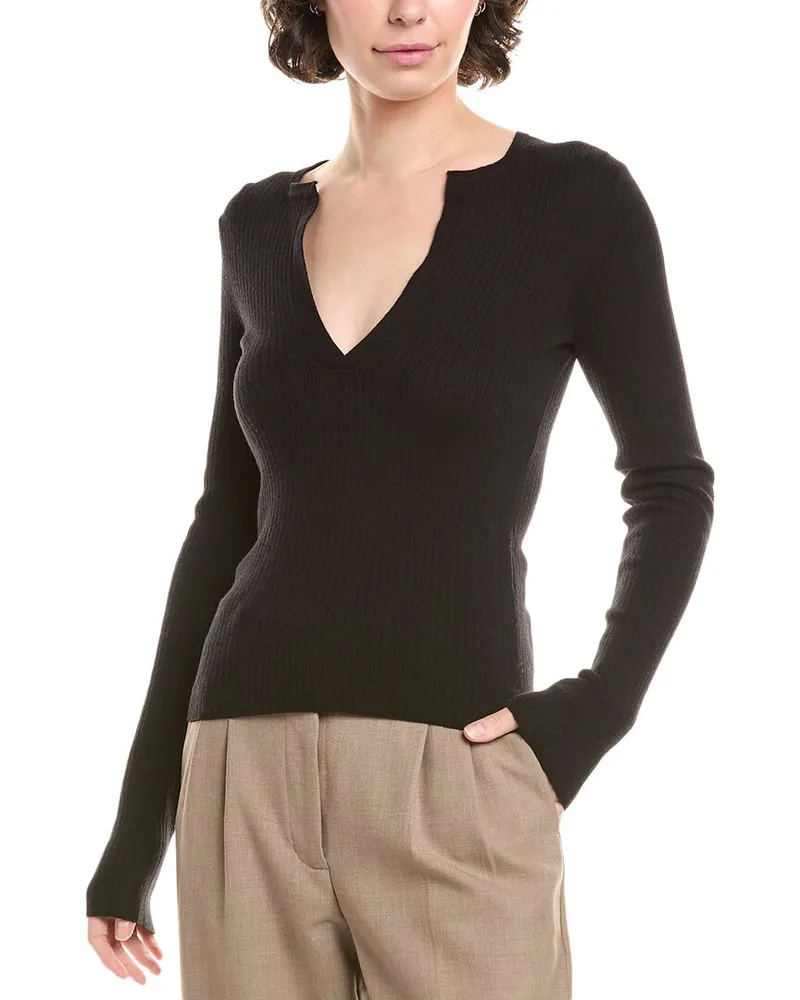 Max Mara Urlo Silk & Cashmere-Blend Sweater Black