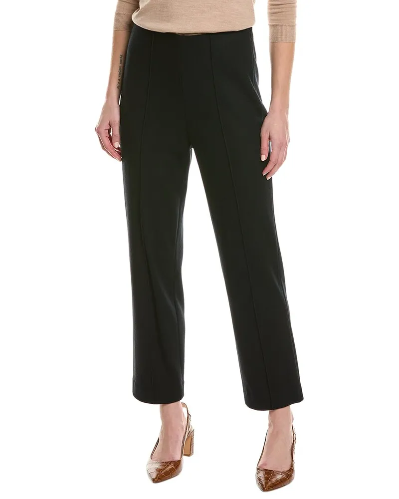 Vince Mid-Rise Wool-Blend Pant Black