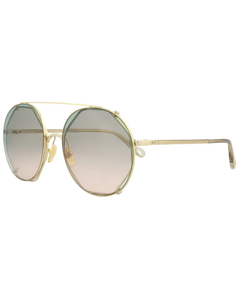 Chloé Women's CH0041S 57mm Sunglasses Gold