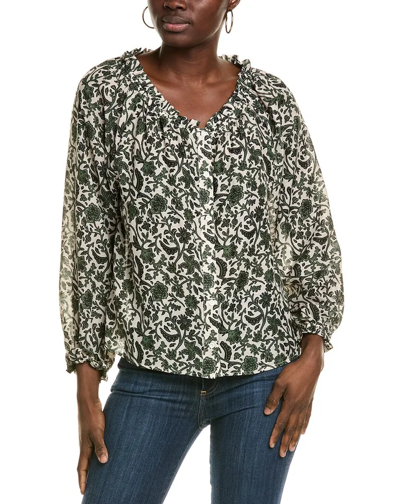 Vince Camuto Off-The-Shoulder Blouse Green