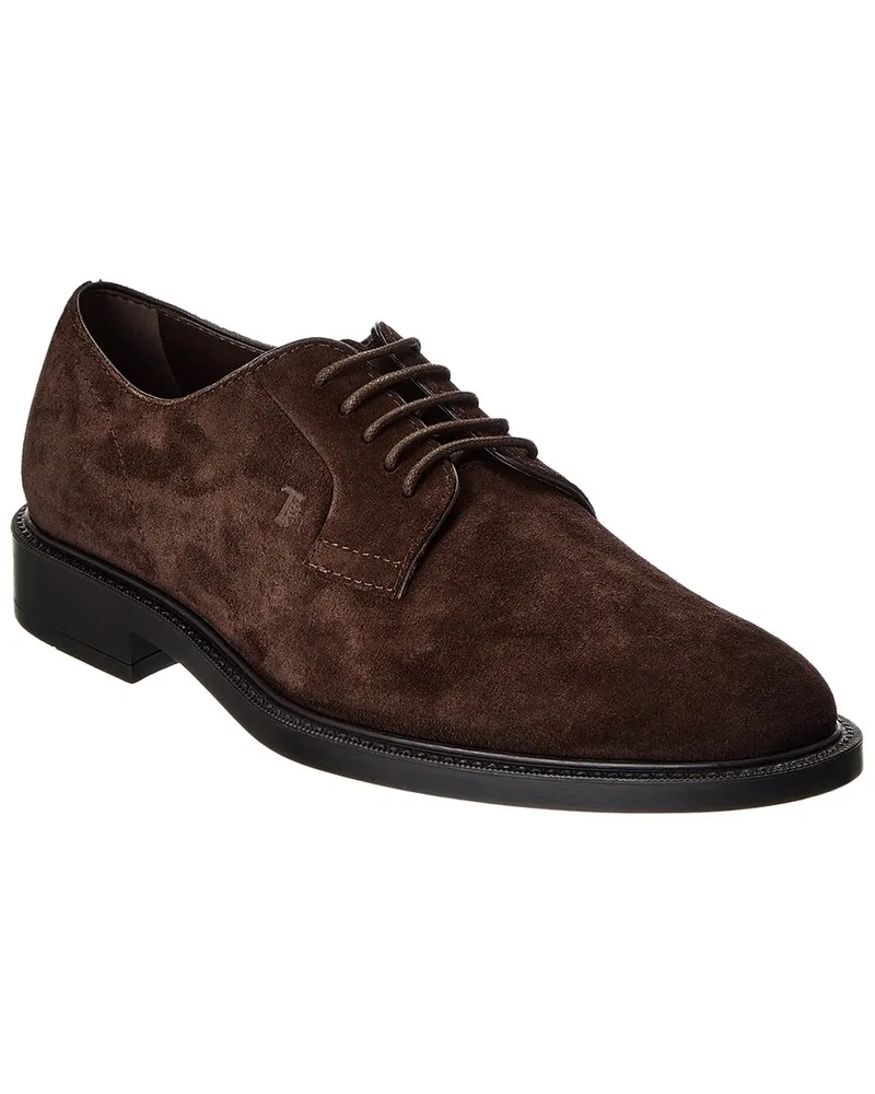 TOD'S TOD’s Suede Oxford Brown