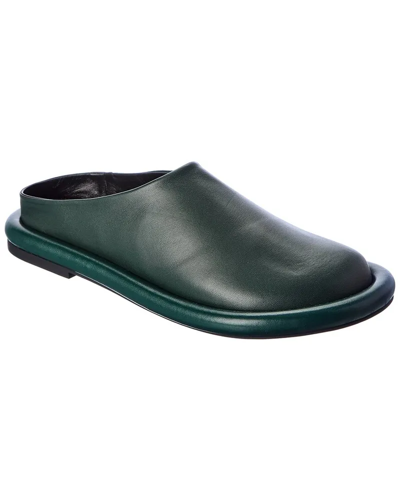 J.W.Anderson Bumper Tube Leather Mule Green