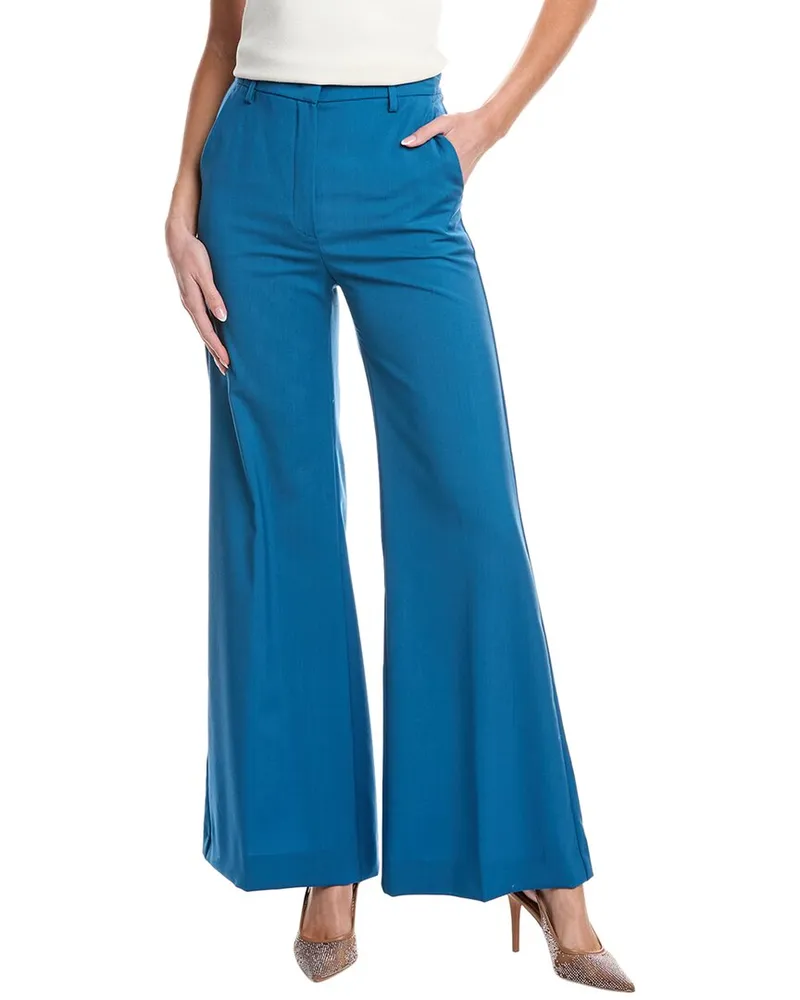 Max Mara Sonale Wool Trouser Blue
