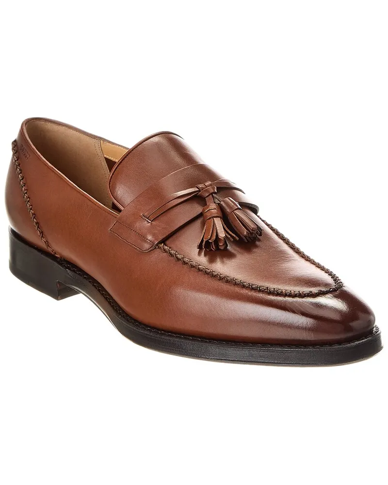 Bally Skenny Leather Loafer Brown