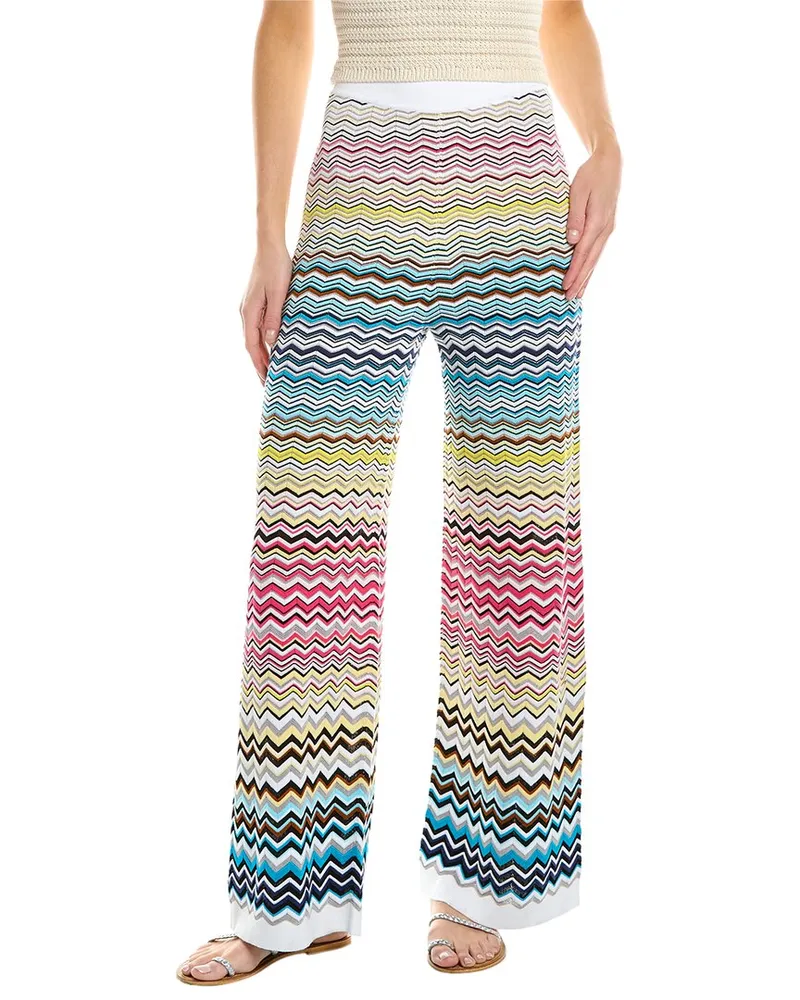 Missoni Flared Zig-Zag Trousers Nocolor