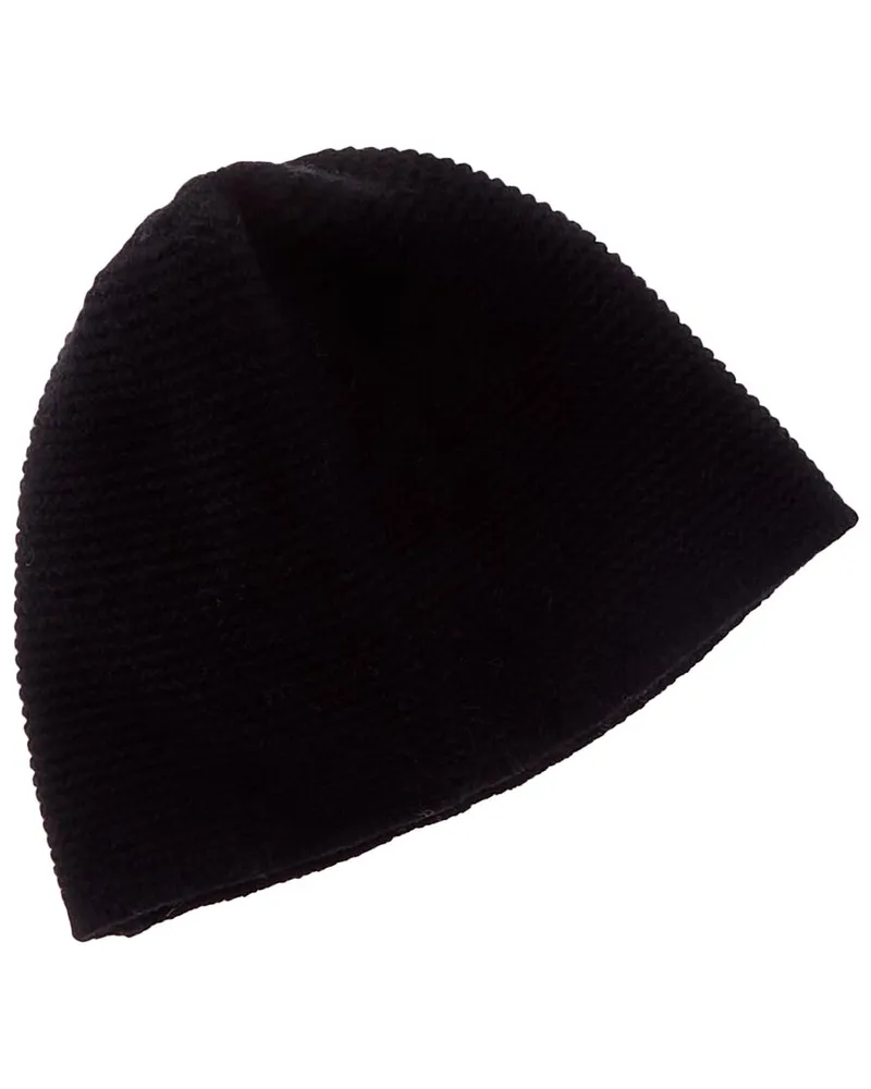 portolano  Stitched Cashmere Beanie Black
